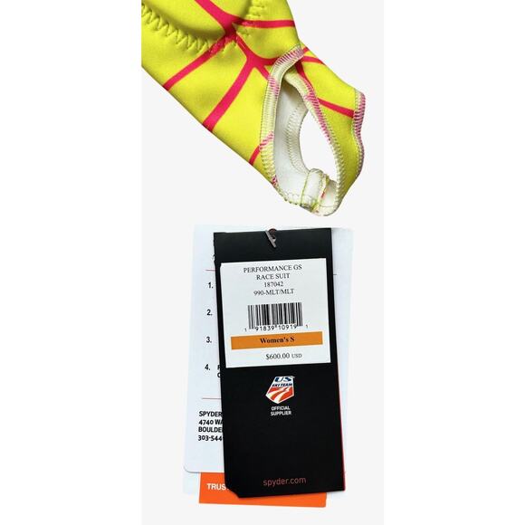 Spyder Women's Ski Race Suit Performance GS Padded Contour Fit FIS Certified - Picture 5 of 11